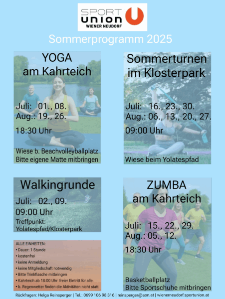 Sommerprogramm